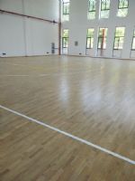 籃球場館體育木地板案例-蘭溪市外國語小學
